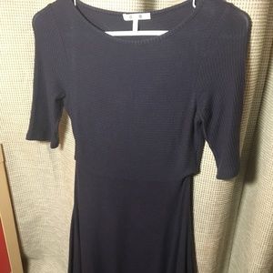 *SOLD* Fitted A-Line Purple Knit Dress
